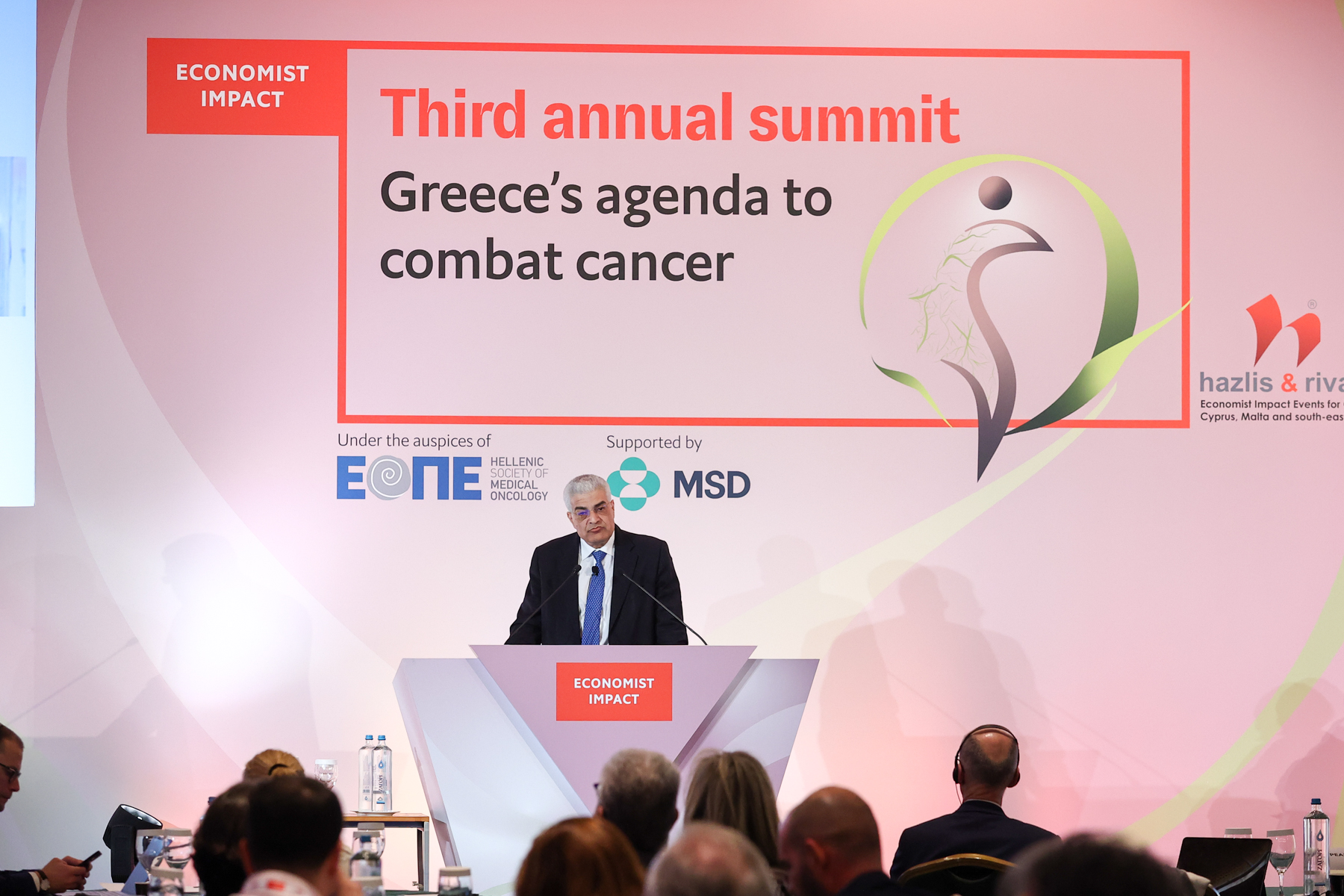Συμμετοχή του Καθηγητή Κωνσταντίνου Συρίγου στο Third annual summit: Greece's agenda to combat cancer, που διοργανώθηκε από το Economist