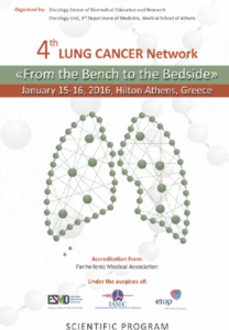 Πανελλήνιο Συνέδριο Καρκίνος Πνεύμονα Lung Cancer Network «From the Bench to the Bedside»