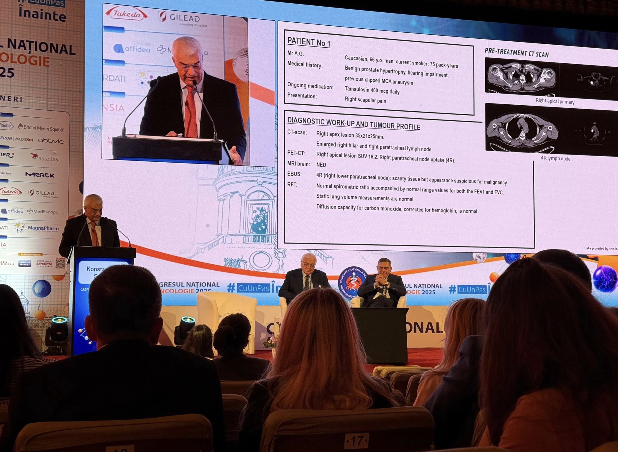 Συνέδριο της Εθνικής Εταιρείας Παθολογικής Ογκολογίας της Ρουμανίας (S.N.O.M.R.), 31 Οκτωβρίου 2025